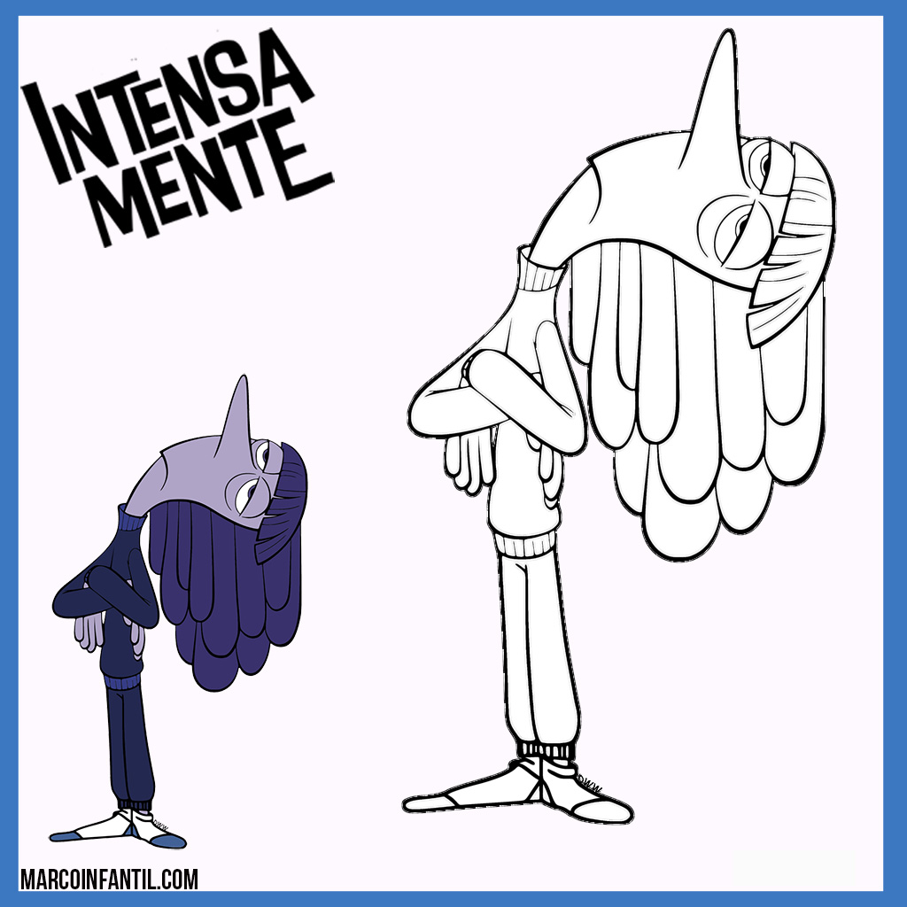 INTENSAMENTE 2 Dibujos para colorear - Imprimibles Gratis